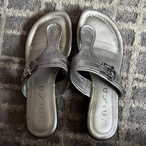 Unisa Sandals Metallic Silver